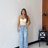 Jeans Arlene A5083 - DENIM CHIARO