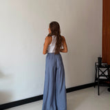 Pantalone Charlotte 1768 - CELESTE