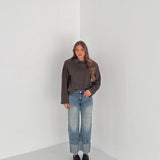 Maglioncino Coralie 5557- VERDE MILITARE