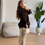 Camicia Manila 5431-MARRONE