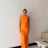 Abito Jiàda 25428- ARANCIO