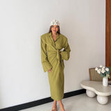 Vestito Lino Reda - PISTACCHIO