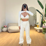 Jeans Shaty  8797 - BIANCO