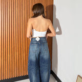 Jeans Janet 22183 - DENIM SCURO