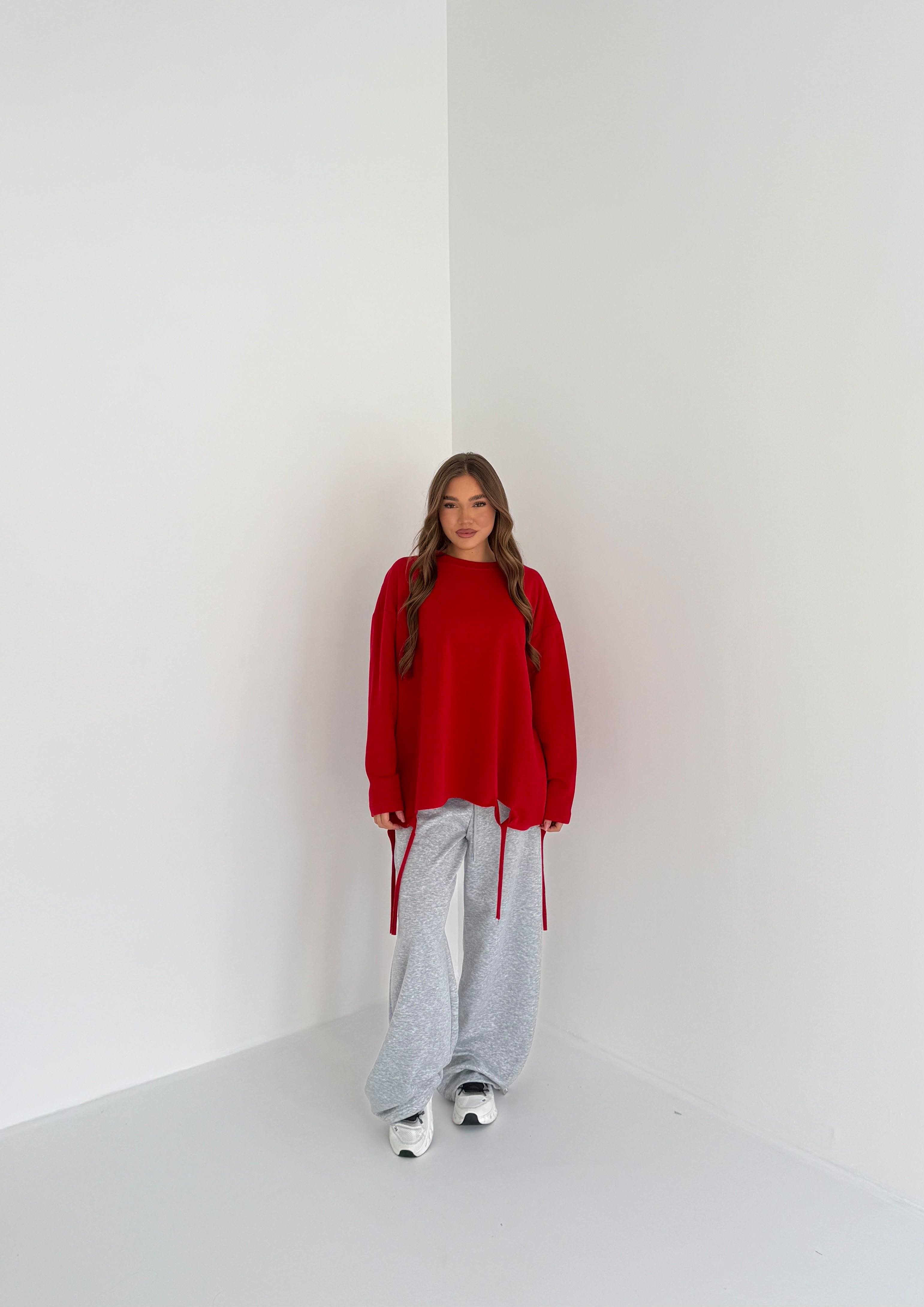 Maxi Maglia JUSTWEST Élise 153-FE- ROSSO