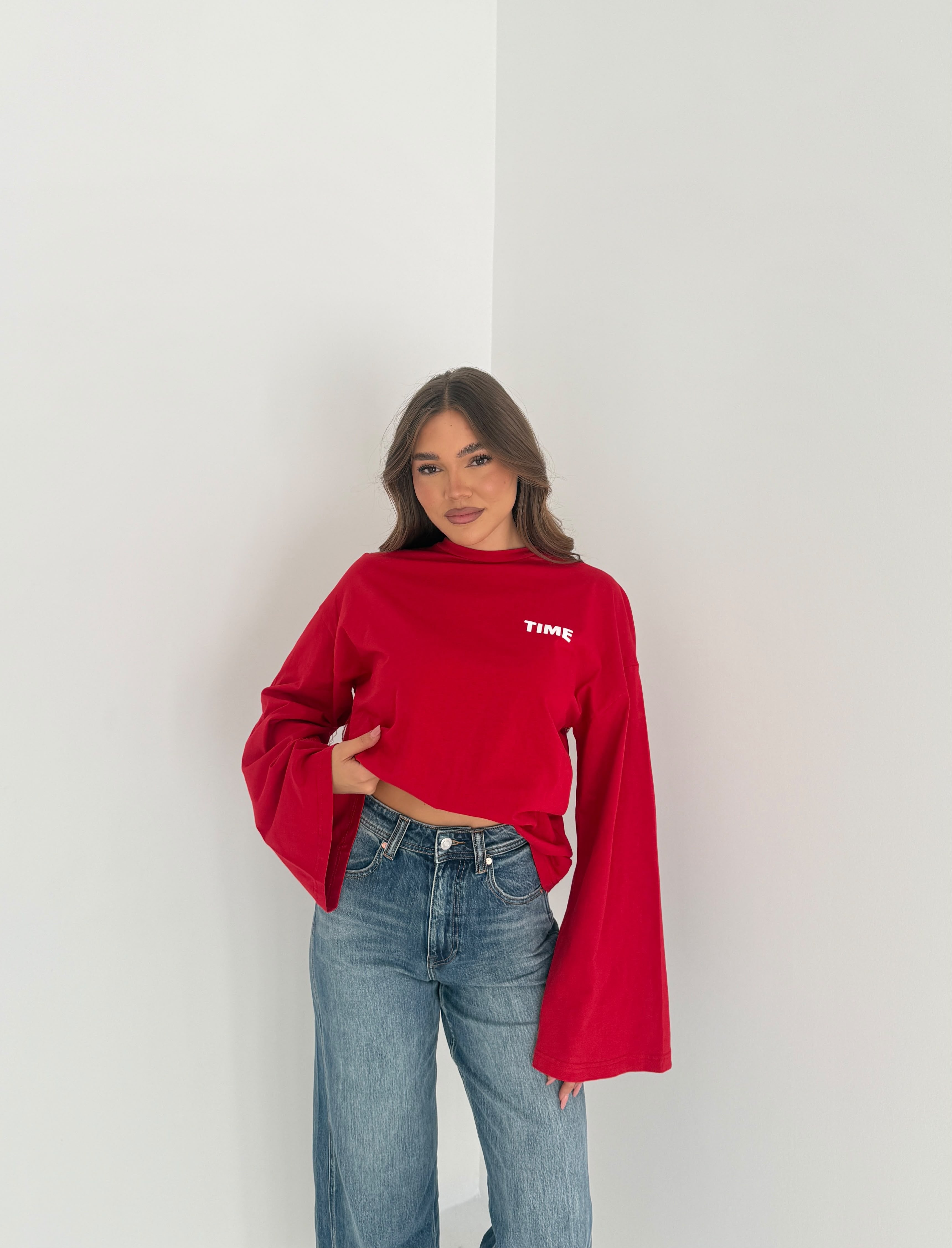 MaxiShirt Time JUSTWEST 134-M01- ROSSO