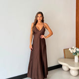 Abito Giselle 48091 - MARRONE