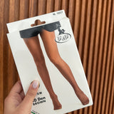 Calza Hannah - MARRONE