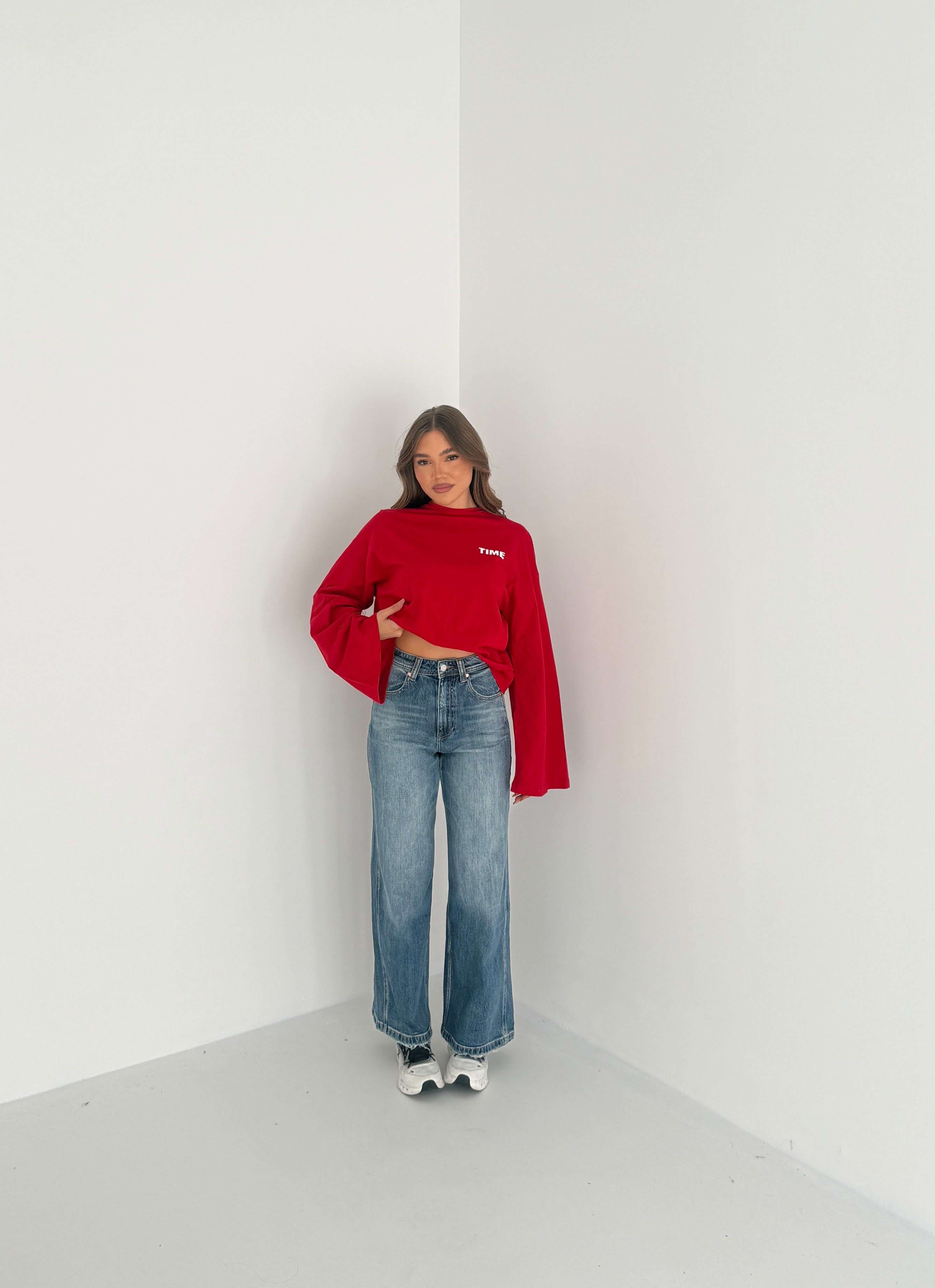 MaxiShirt Time JUSTWEST 134-M01- ROSSO