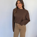 MaxiShirt Longsleeve Soul 3205 - MARRONE