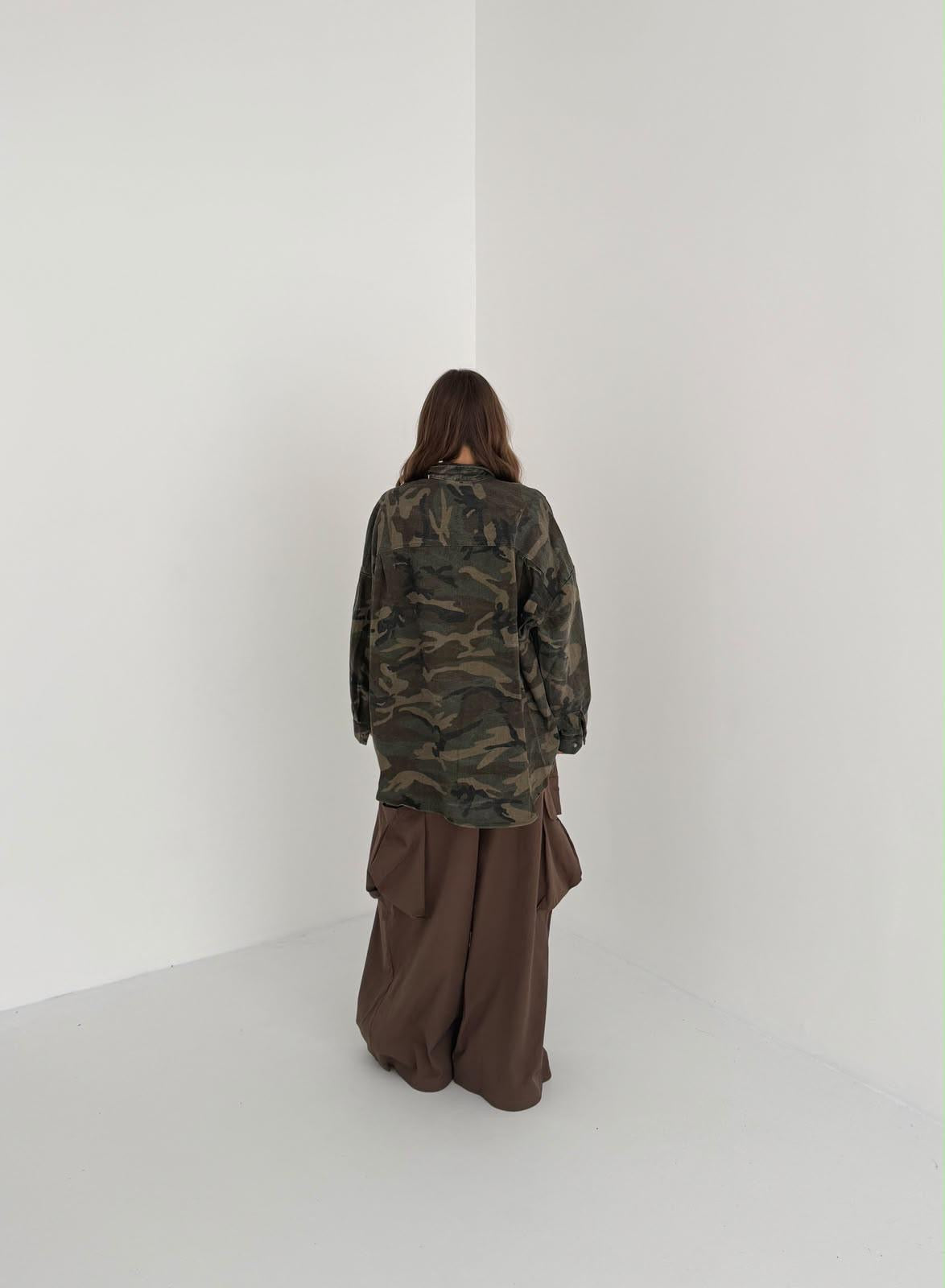 Camicione Military 6907-1 - VERDE MILITARE