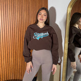 Felpa Stanford 6673 - MARRONE