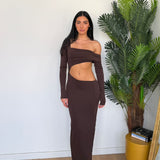 Abito Dayane 1390-MARRONE