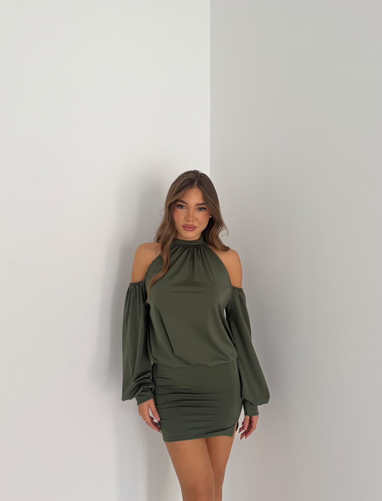 Vestitino Kathia 60855 - VERDE MILITARE