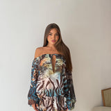 Vestitino Tropical 60606- CELESTE