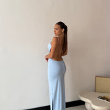 Abito Natalie 13659 - CELESTE
