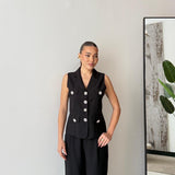 Coordinato Yasmine P1677 - NERO