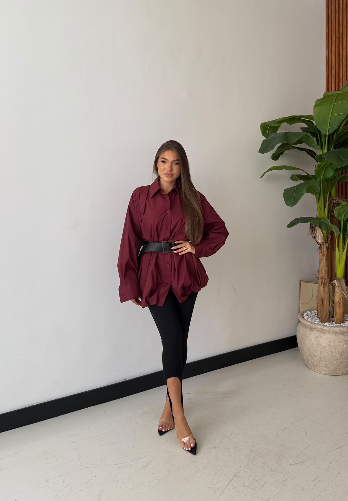Camicia Thalia 031- BORDEAUX