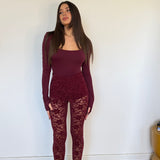 Leggings Dollie 5742-WINE