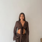 Coordinato Tanya 1974- MARRONE