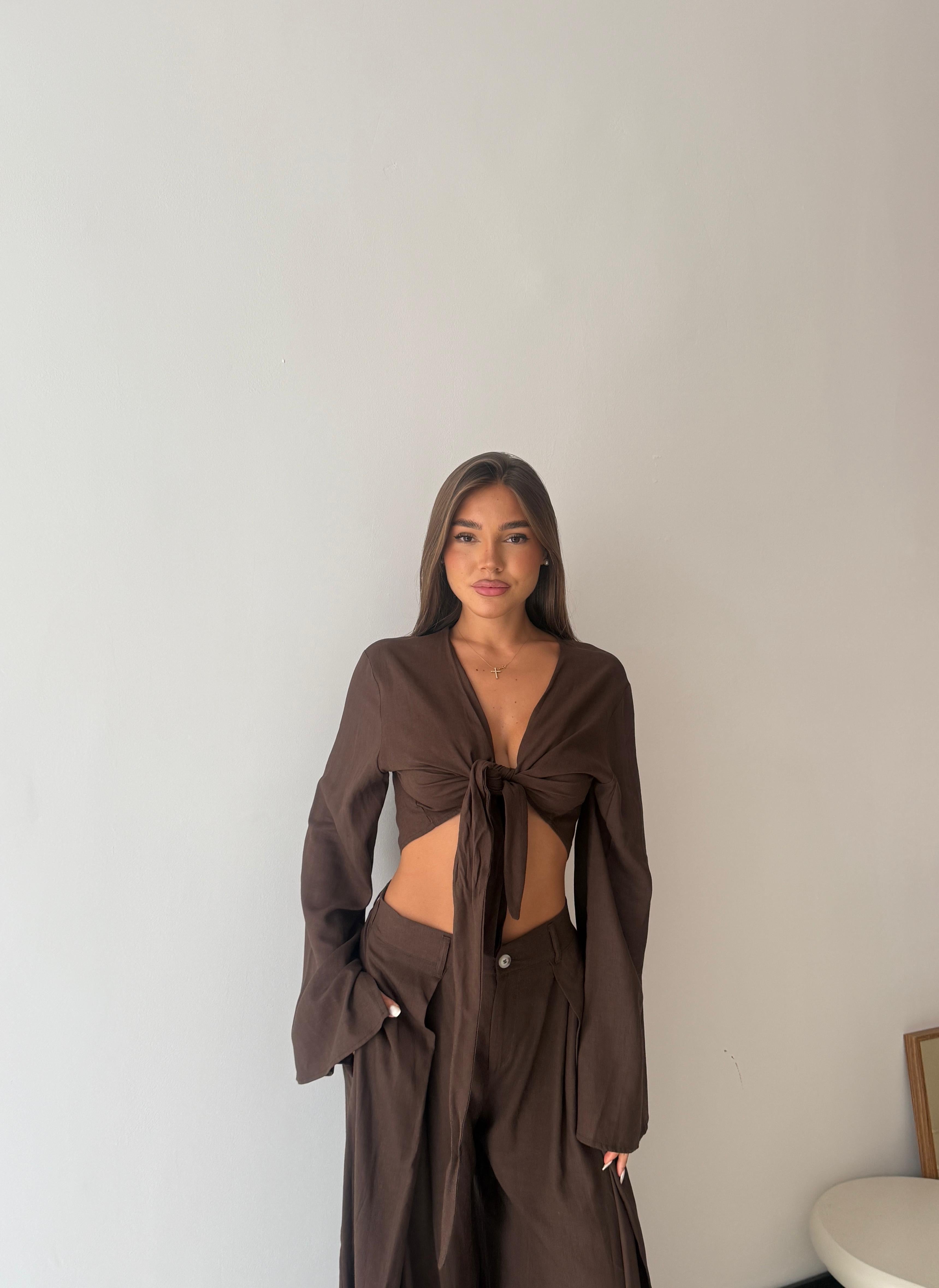 Coordinato Tanya 1974- MARRONE