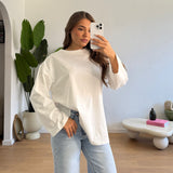 MaxiShirt longlseeve Soul 3205 - BIANCO