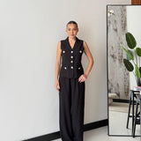 Coordinato Yasmine P1677 - NERO