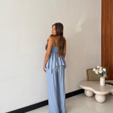 Coordinato Alylah 7018 - CELESTE