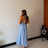 Abito Lauren 66609 - CELESTE