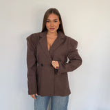 Cappottino Giacca Valentine GIA-D01-MARRONE