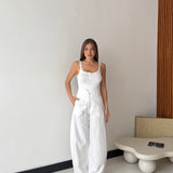 Pantalone Sally 19350- BIANCO