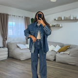 7312 Camicione Linda (blu) - Frida Shop