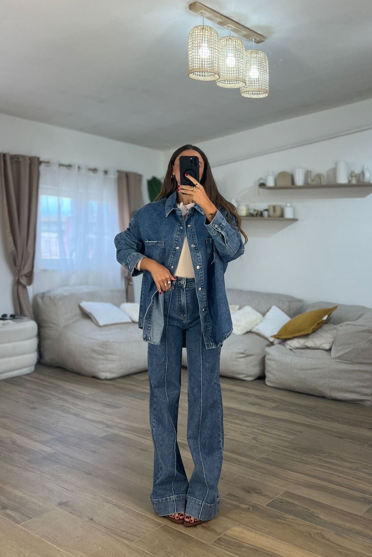 7312 Camicione Linda (blu) - Frida Shop