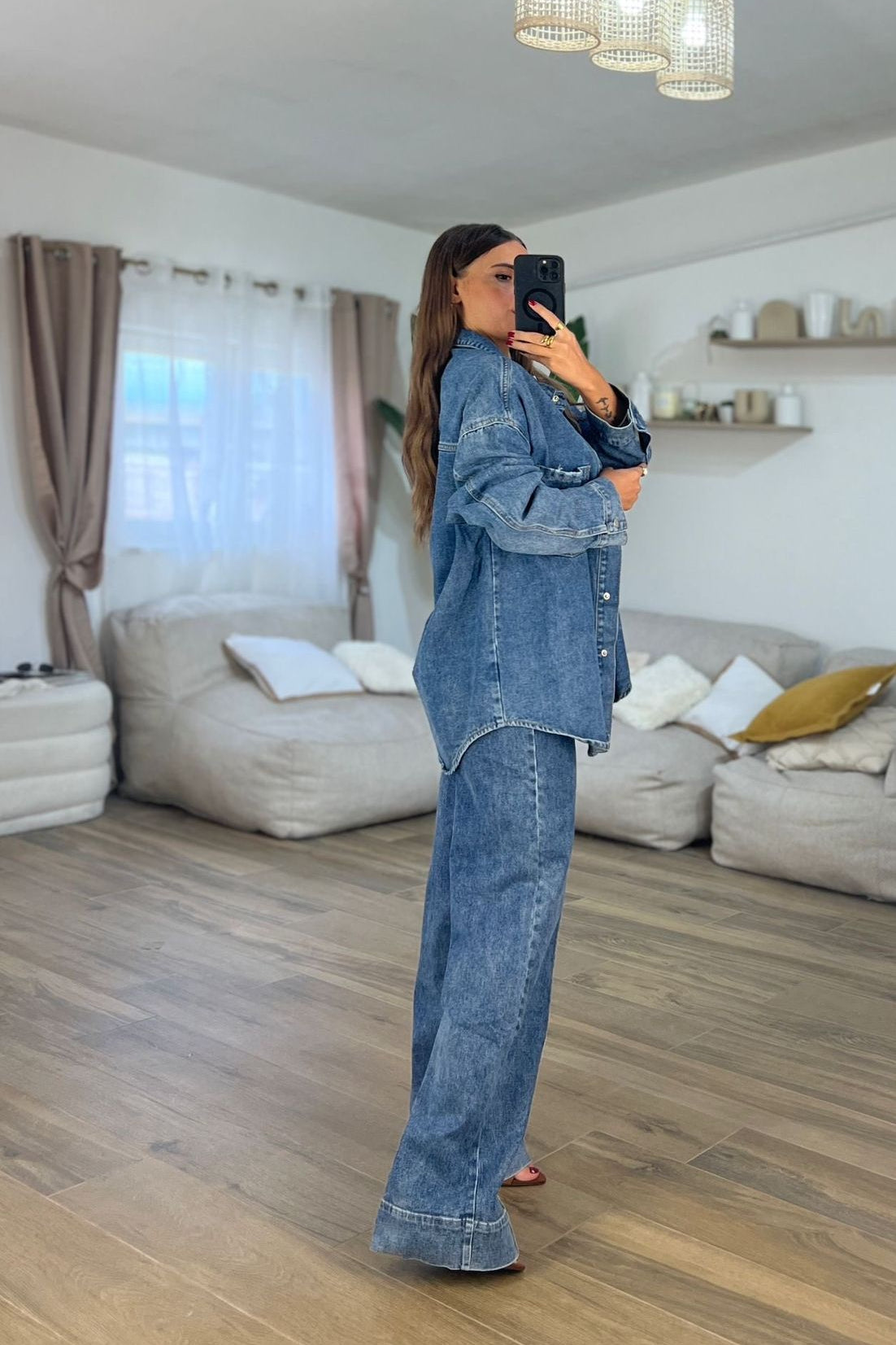 7312 Camicione Linda (blu) - Frida Shop