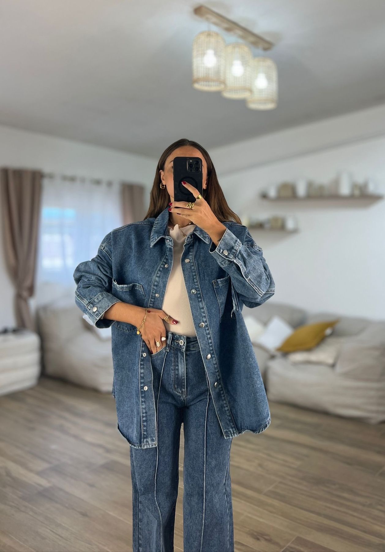 7312 Camicione Linda (blu) - Frida Shop