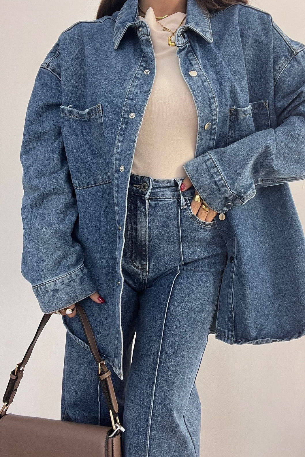 7312 Camicione Linda (blu) - Frida Shop