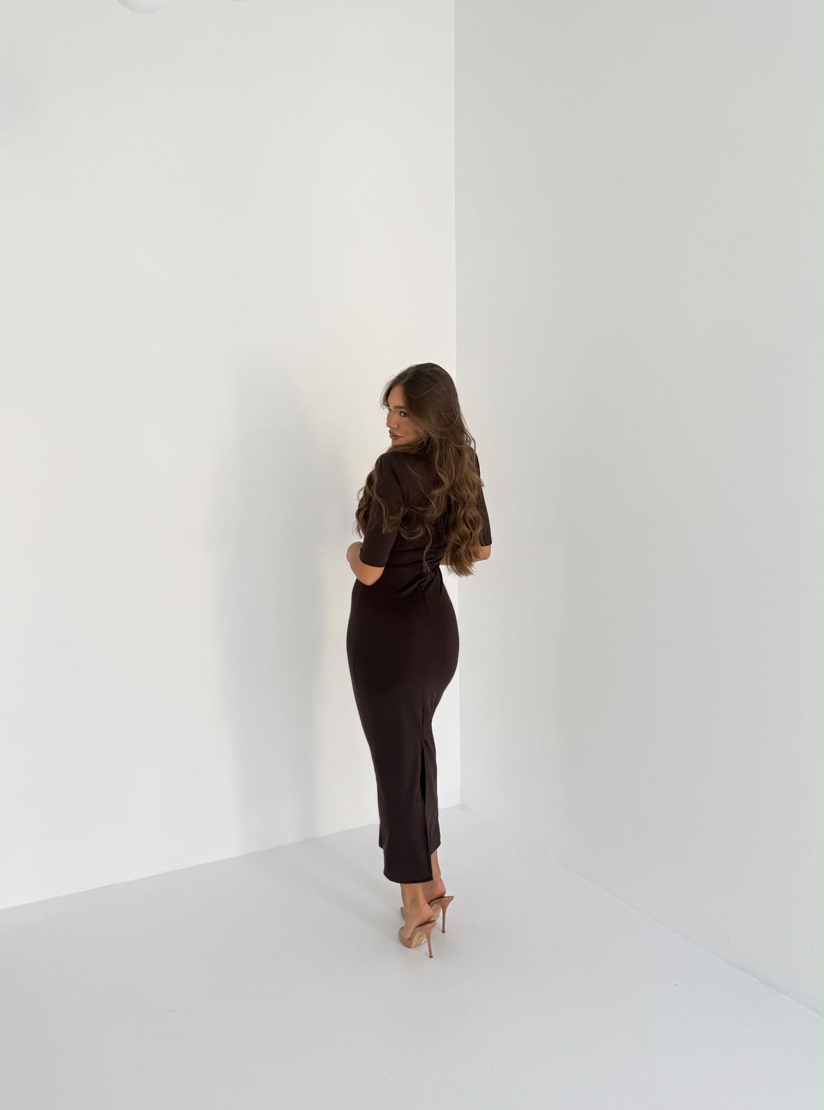 Abito Marisol 27333- MARRONE