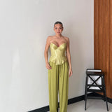 Pantalone Faye 24205-PISTACCHIO