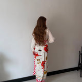 Pareo Brielle 131301- ARANCIO/BIANCO