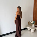Vestito Cherry 20434- MARRONE