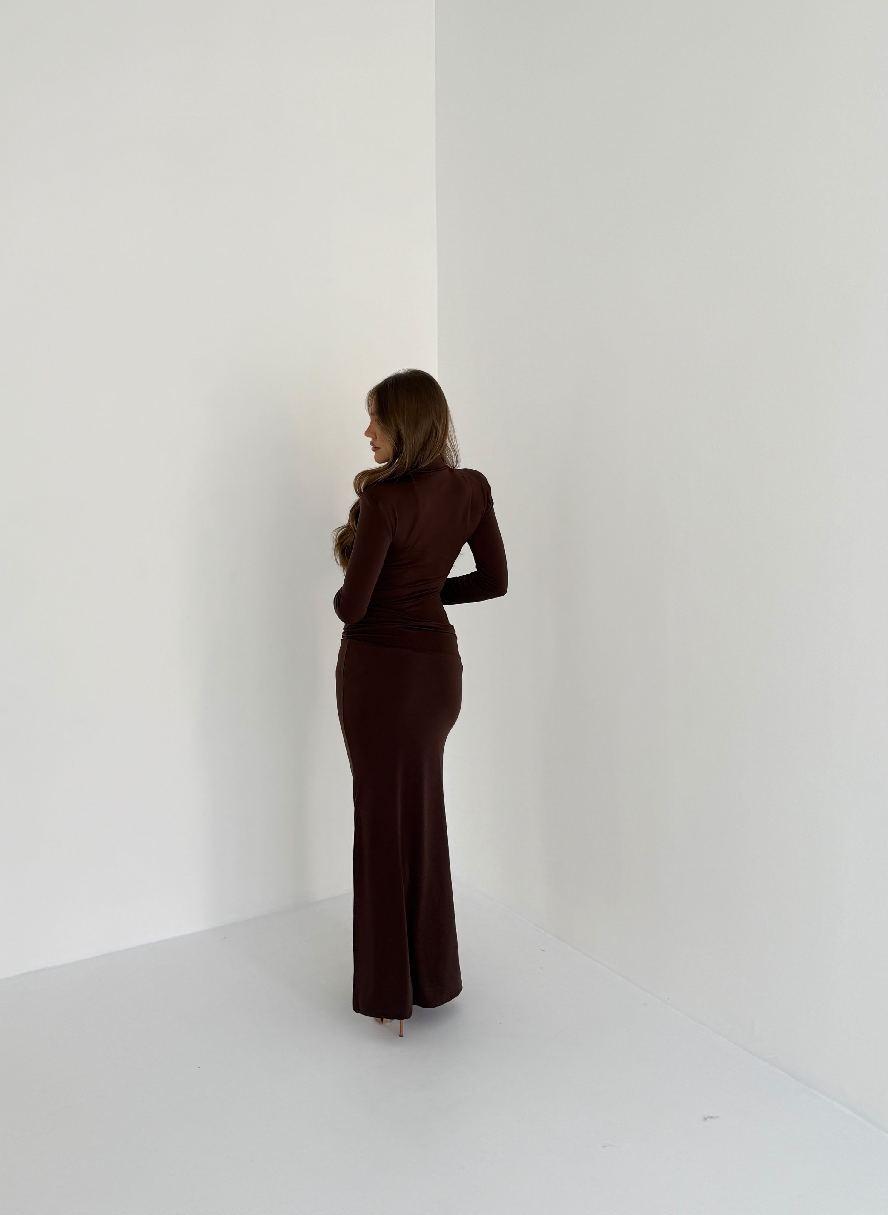 Abito Hélène 10818- MARRONE