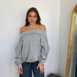 Maxi Felpa Éclat 97037-GRIGIO