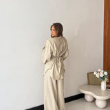 Coordinato Lino Zuma - BEIGE