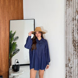 Camicione Livia 39005- DENIM SCURO