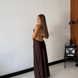 Abito Ginevra 12793 - MARRONE