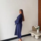 Vestito Lino Reda - BLU