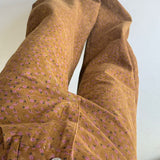 Jeans Flawers P12616-CUOIO