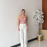 Jeans Cleffy 3588-1 - BIANCO