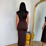 Abito Nerissa 12235-MARRONE