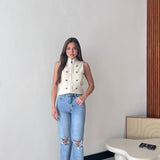 Gilet Moora 7867/13888 - BEIGE